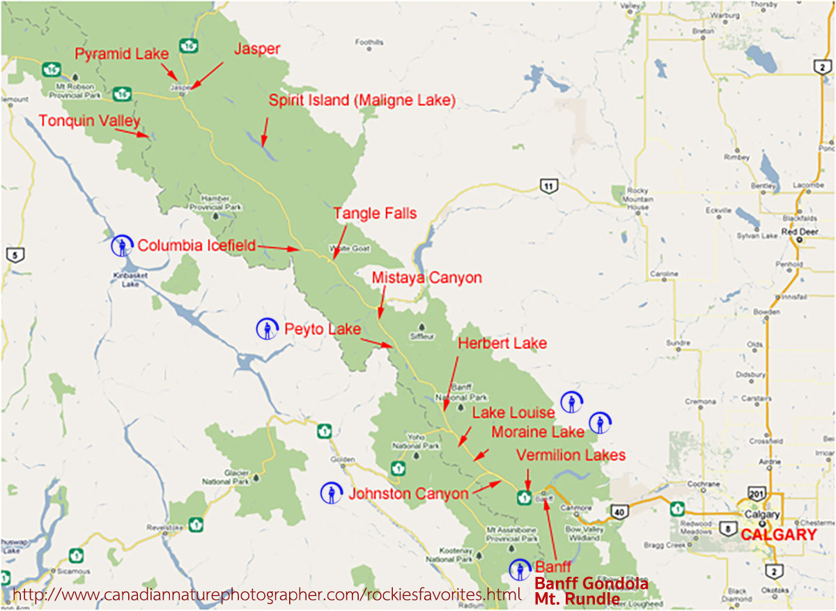 Banff map