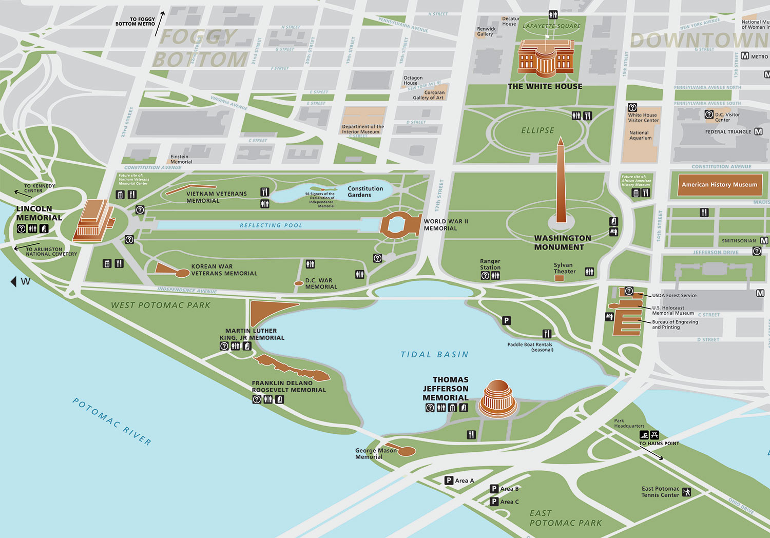 Memorial park map